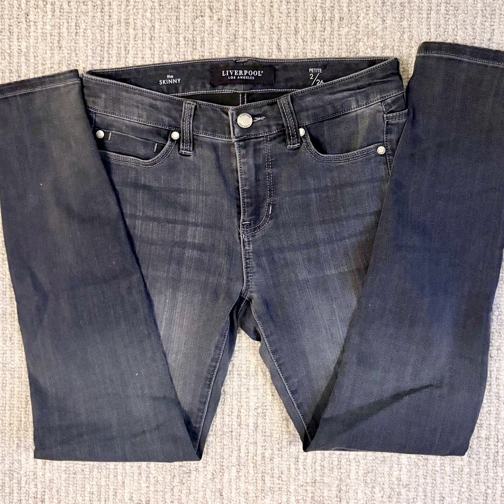 Liverpool Women’s Charcoal Skinny Jeans S26